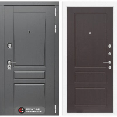 Входная дверь Лабиринт PLATINUM - 03 Орех премиум