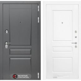 Входная дверь Лабиринт PLATINUM - 03 Белый софт