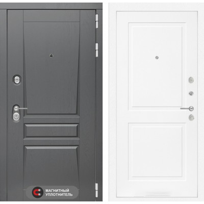 Входная дверь Лабиринт PLATINUM - 11 Белый софт