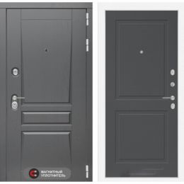 Входная дверь Лабиринт PLATINUM - 11 Графит софт