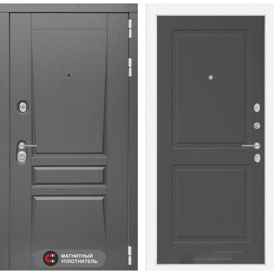 Входная дверь Лабиринт PLATINUM - 11 Графит софт