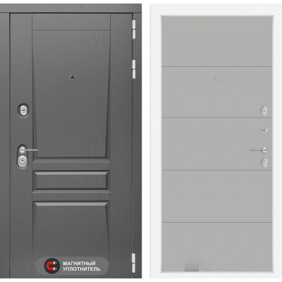 Входная дверь Лабиринт PLATINUM - 13 Грей софт