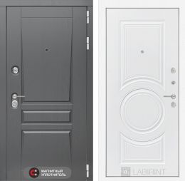 Входная дверь Лабиринт PLATINUM - 23 Белый софт