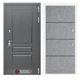 Входная дверь Лабиринт PLATINUM - 25 Бетон светлый