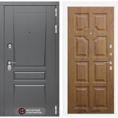 Входная дверь Лабиринт PLATINUM - 17 Золотой дуб