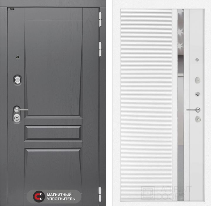 Входная дверь Лабиринт PLATINUM - 31 Белый софт