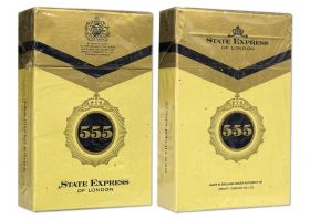 Сигареты - 555 State Express of London. American blend. Made in England. 80-90-е. Редкие. Оригинал