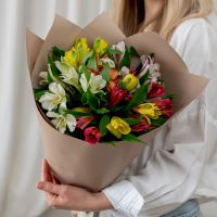 7 альстромерий микс