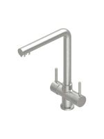 Смеситель для кухонной мойки Quadro design Idealaqua Inox 303 + DC055.2 с выдвижным душем схема 3 Смеситель для кухонной мойки Quadro design Idealaqua Inox 303 + DC055.2 с выдвижным душем схема 3