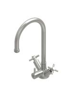 Кухонный смеситель Quadro design Idealaqua Inox 89X высокий поворотный схема 2