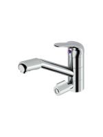 Смеситель для кухонной мойки Quadro design Idealaqua Inox 64PECO/1 CR с краном для фильтра схема 1