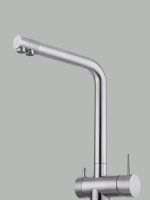 Смеситель для кухонной мойки Quadro design Idealaqua Inox 383 с краном для фильтра схема 3