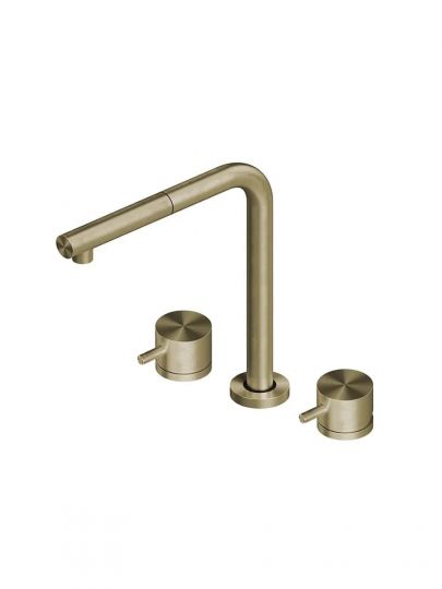 Смеситель кухонный Quadro design Idealaqua Inox 543.12.420 встроенный схема 2