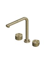 Смеситель кухонный встраиваемый Quadro design Idealaqua Inox 563.16.420 три отверстия схема 2