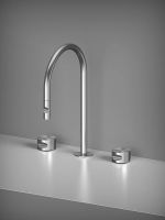 Кухонный смеситель встраиваемый Quadro design Idealaqua Inox 563.23.700 дистанционный схема 8