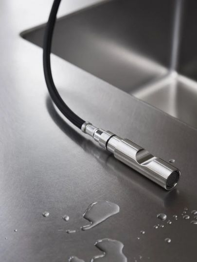 Кухонный смеситель встраиваемый Quadro design Idealaqua Inox 2.563.23.700 схема 4