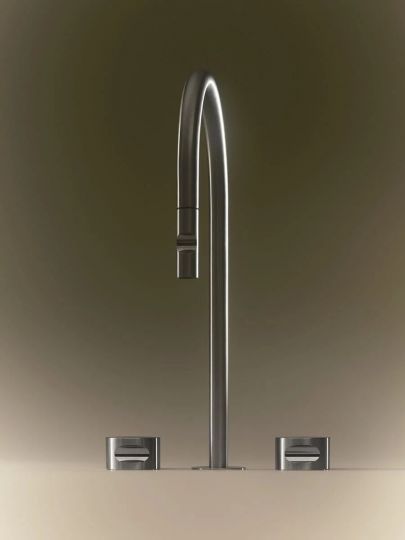 Кухонный смеситель встраиваемый Quadro design Idealaqua Inox 2.563.23.700 схема 6