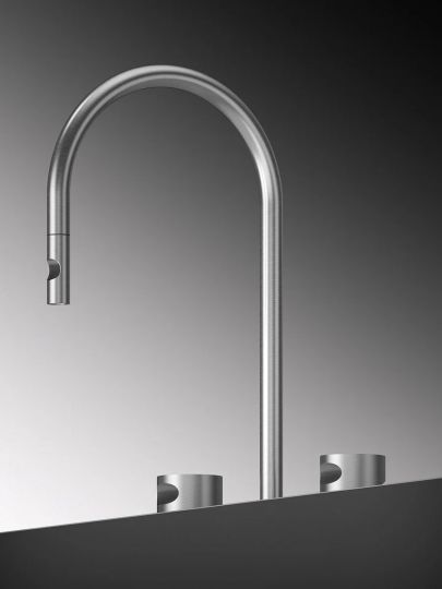 Кухонный смеситель встраиваемый Quadro design Idealaqua Inox 2.563.23.700 схема 8