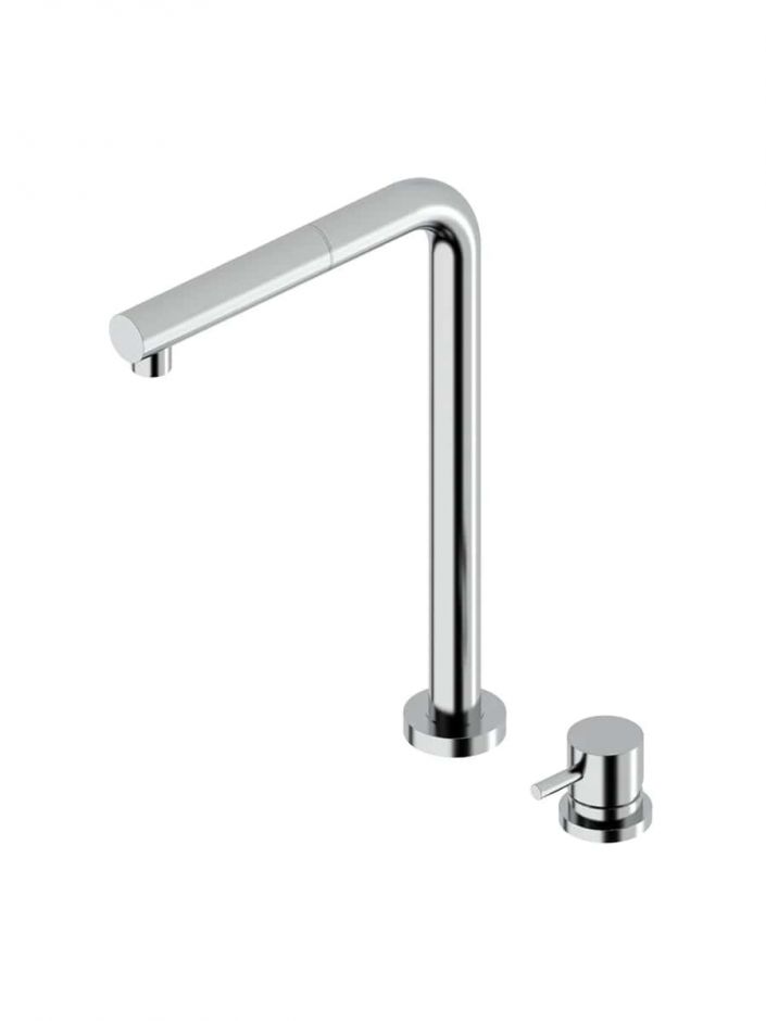 Кухонный смеситель Quadro design Kitchen Brass 297/2 встраиваемый высокий