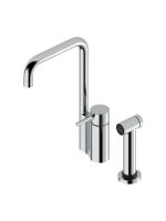 Кухонный смеситель Quadro design Kitchen Brass 95+DC039.2 с выдвижным душем схема 1 Кухонный смеситель Quadro design Kitchen Brass 95+DC039.2 с выдвижным душем схема 1