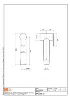 Выдвижной душ для дистанционного смесителя Quadro design Kitchen Inox DC055.3 схема 5