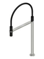 Излив кухонного смесителя Quadro design Kitchen Inox BC500 с гибким шлангом схема 1