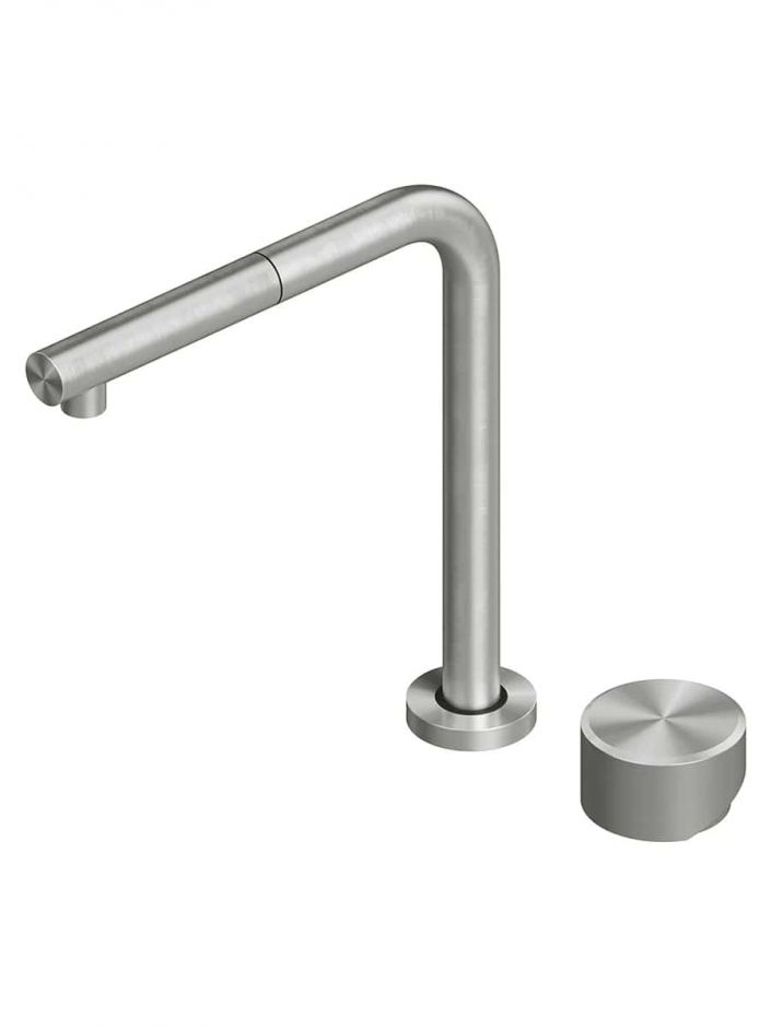 Изображение Смеситель для кухонной мойки Quadro design Kitchen Inox 463.16.420 дистанционное управление