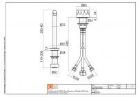 Смеситель для кухонной мойки Quadro design Kitchen Inox 463.15.420 с дистанционным управлением схема 2 Смеситель для кухонной мойки Quadro design Kitchen Inox 463.15.420 с дистанционным управлением схема 2