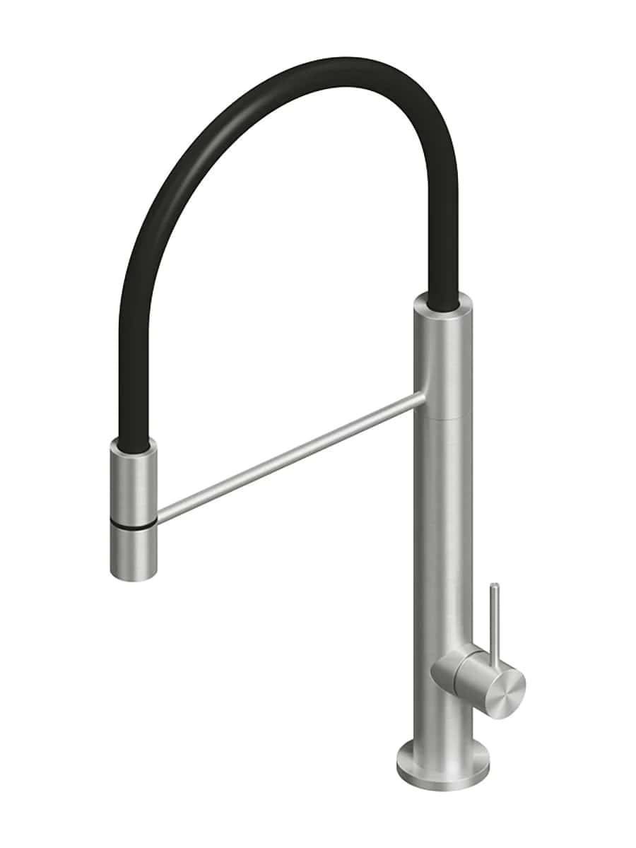 Смеситель для кухонной мойки Quadro design Kitchen Inox 398 цена от 113 982 ₽ Фото Смеситель для кухонной мойки Quadro design Kitchen Inox 398