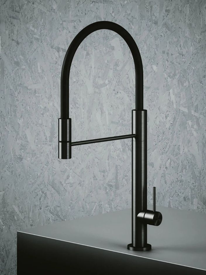 Смеситель для кухонной мойки Quadro design Kitchen Inox 398 ФОТО