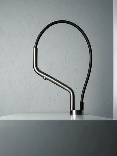 Кухонный смеситель Quadro design Kitchen Inox 405 с выдвижным изливом схема 3 Кухонный смеситель Quadro design Kitchen Inox 405 с выдвижным изливом схема 3