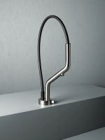 Кухонный смеситель Quadro design Kitchen Inox 405 с выдвижным изливом схема 4 Кухонный смеситель Quadro design Kitchen Inox 405 с выдвижным изливом схема 4