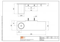 Полка со стаканом Quadro design Eccetera QA1602 схема 5 Полка со стаканом Quadro design Eccetera QA1602 схема 5