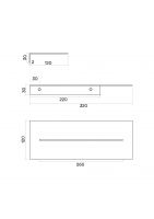 Полка для ванной комнаты Quadro design Accessories QA600 схема 5 Полка для ванной комнаты Quadro design Accessories QA600 схема 5