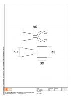 Держатель лейки Quadro design Shower SD001 AS схема 2 Держатель лейки Quadro design Shower SD001 AS схема 2