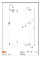 Штанга для душа Quadro design Shower TS210.00 AS схема 2