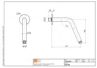 Настенный держатель для душа Quadro design Shower BD018 схема 4 Настенный держатель для душа Quadro design Shower BD018 схема 4