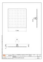 Верхний душ Quadro design Shower SF031 AS схема 2