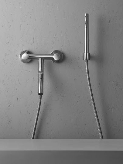 Смеситель для ванны и душа Quadro design Ono 90 60 AS с изливом схема 3