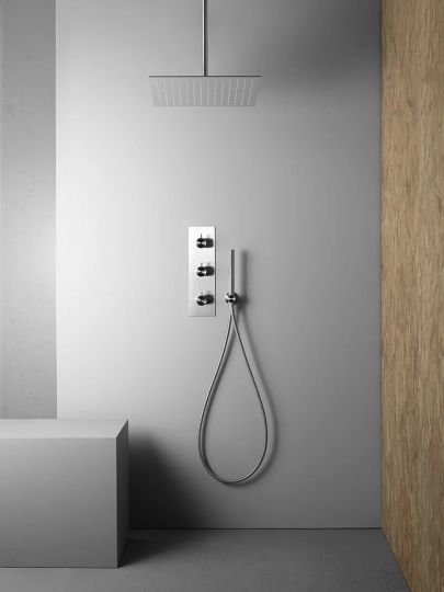 Термостатический смеситель Quadro design Source 12 89 AS на три отверстия схема 2