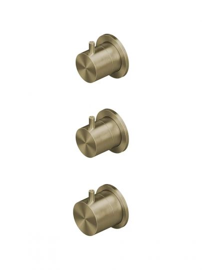 Термостатический смеситель Quadro design Source 12 49.00 два запорных крана схема 2