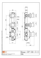 Термостатический смеситель Quadro design Source 12 49.00 два запорных крана схема 5