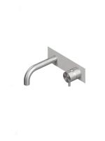 Смеситель для раковины Quadro design Source 13 13R.00 AS настенный схема 1