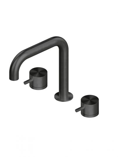 Смеситель для раковины Quadro design Source 12 96 три отверстия схема 3