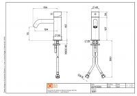 Смеситель для раковины Quadro design Source 12 01 схема 6