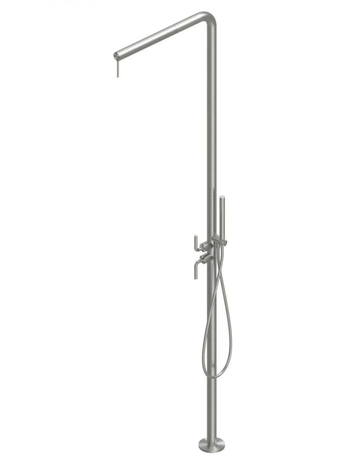 Изображение Душевая стойка Quadro design Levo CD014.2/1 AS напольная с ручным душем