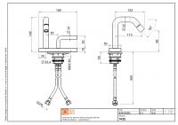 Смеситель для биде Quadro design Levo 14 35 AS гидропрогрессивный схема 3