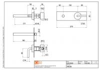 Смеситель для раковины Quadro design Levo 14 10R.00 AS гидропрогрессивный схема 2