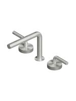 Смеситель для раковины Quadro design Levo 14 31V AS три отверстия схема 1