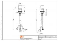 Рычаг смесителя встраиваемого в стену Quadro design Stereo 16 52T схема 2
